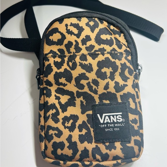 Vans Handbags - Vans Leopard Print Crossbody Mini Bag Animal Print